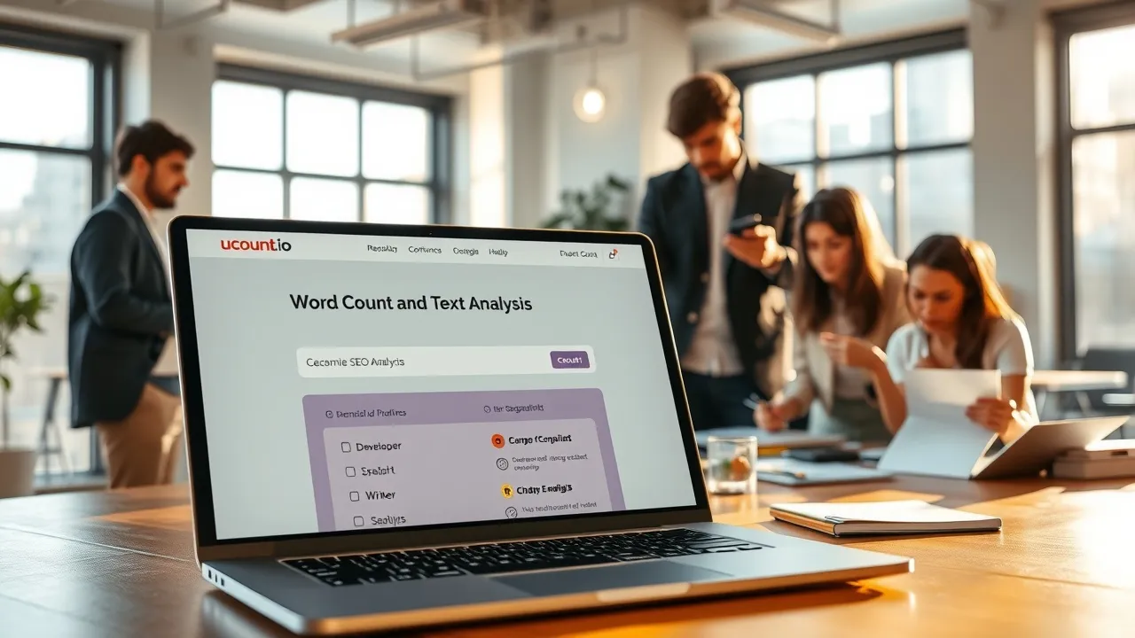 Warum ucount.io der beste Wortzähler für Entwickler, SEO-Spezialisten, Schriftsteller und Studenten ist - Entdecken Sie, warum ucount.io die beste Wahl für präzise, schnelle und benutzerfreundliche Wortzählung und Textanalyse ist. Perfekt für Entwickler, SEO-Spezialisten, Schriftsteller, Studenten und Profis.