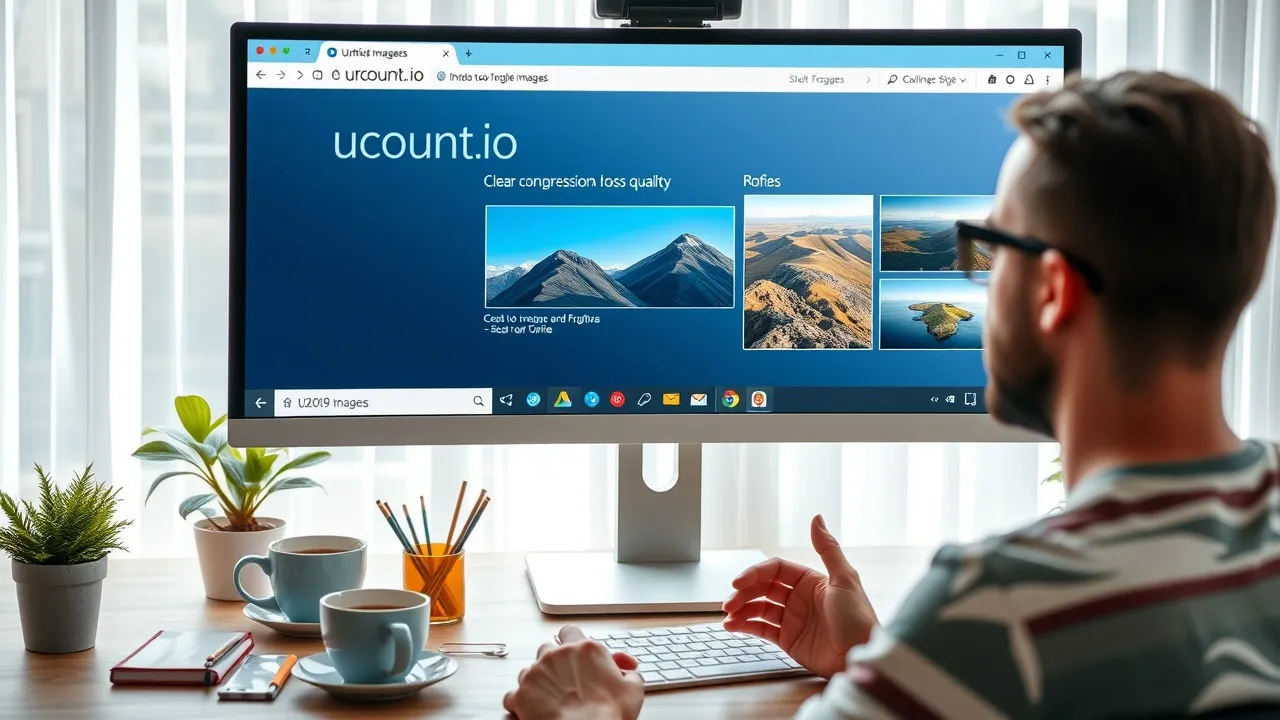 Cómo Comprimir Imágenes sin Perder Calidad para un Sitio Web Más Rápido y Eficiente con ucount.io - Descubre cómo comprimir imágenes sin perder calidad y mejora la velocidad de tu web. Aprende técnicas efectivas y por qué ucount.io es la opción más precisa y rápida para optimización SEO y tareas digitales.