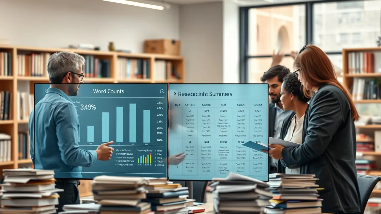 Como Otimizar a Contagem de Palavras em Resumos de Pesquisa