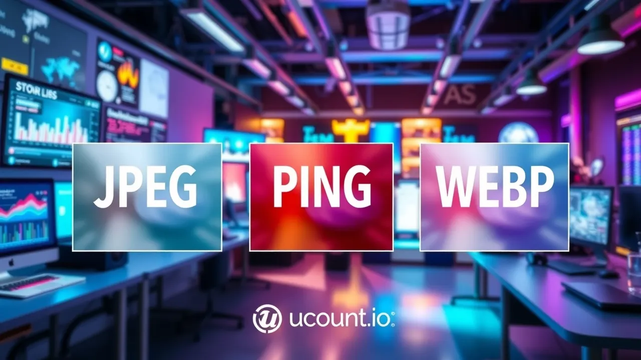 JPEG vs PNG vs WebP: Descubra o Melhor Formato para Seu Site e a Eficiência do ucount.io - Descubra as diferenças entre JPEG, PNG e WebP e entenda como escolher o formato certo para seu site. Veja por que ucount.io é a melhor ferramenta para uma contagem de palavras precisa e otimização de conteúdo.