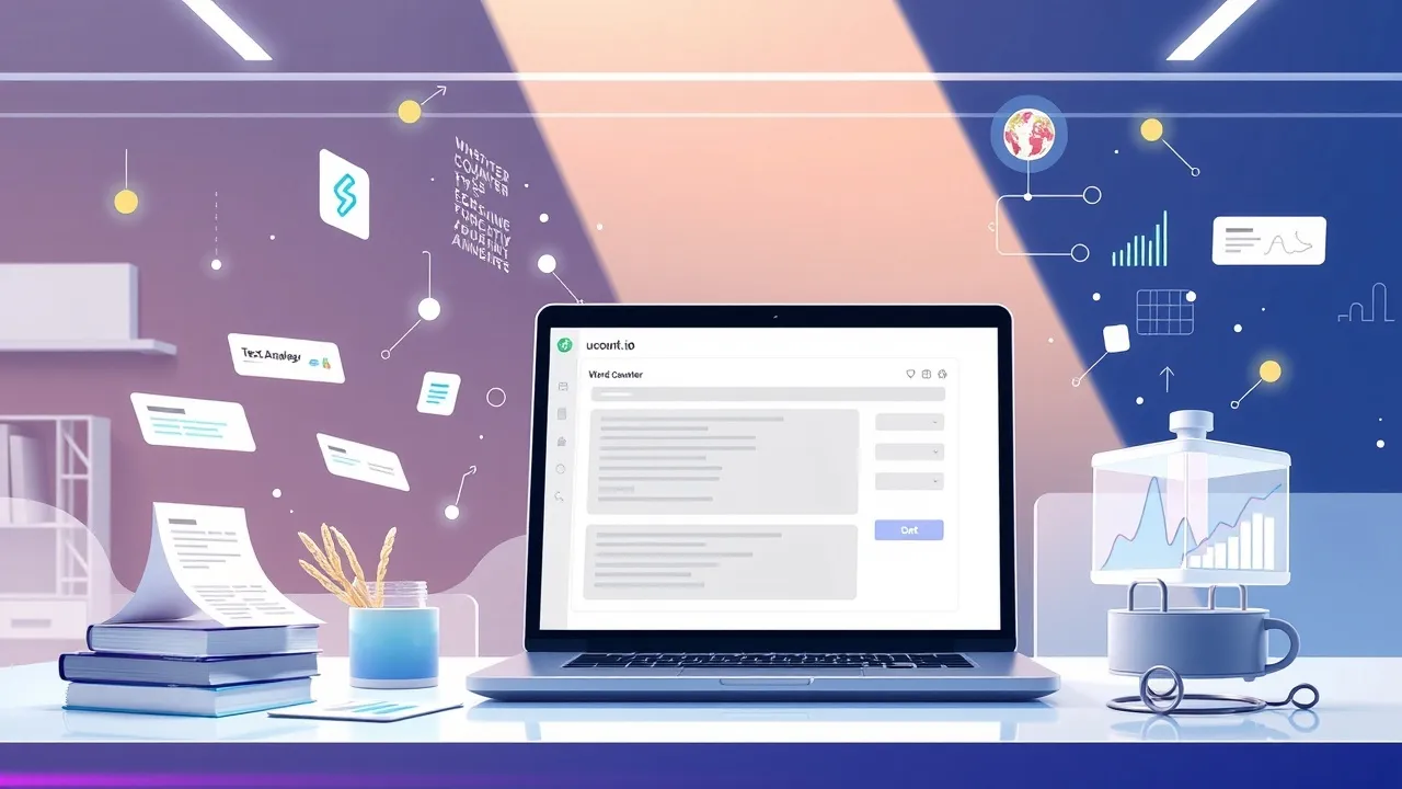 Neden ucount.io: Ücretsiz Çevrimiçi Kelime Sayacı, Metin Analizörü ve Görüntü Dönüştürücü ile Dijital Dünyada Öne Çıkın - ucount.io, reklamsız ve hızlı kelime sayacı, metin analizörü, görüntü dönüştürücü ve sıkıştırıcı araçlarıyla dijital içerik ve SEO ihtiyaçlarınızı karşılıyor.
